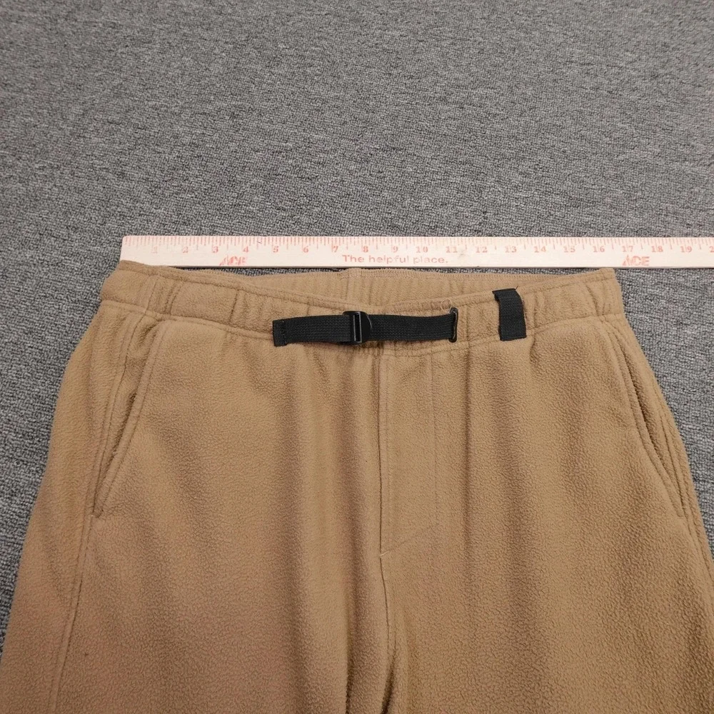 Roark Pants Mens Medium 34x29 Beige Fleece Jogger Elastic Waist Outdoor Hiking